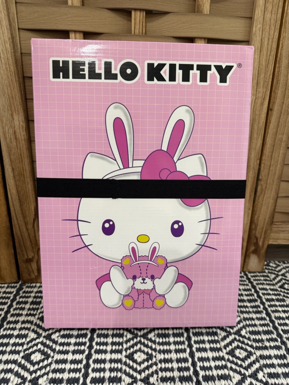Hello Kitty x Sanrio Red Eyed Bunny w Teddy Crewneck Sweatshirt with Gift Box